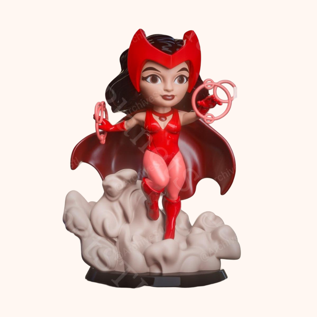 Sorcière Rouge (Peint)