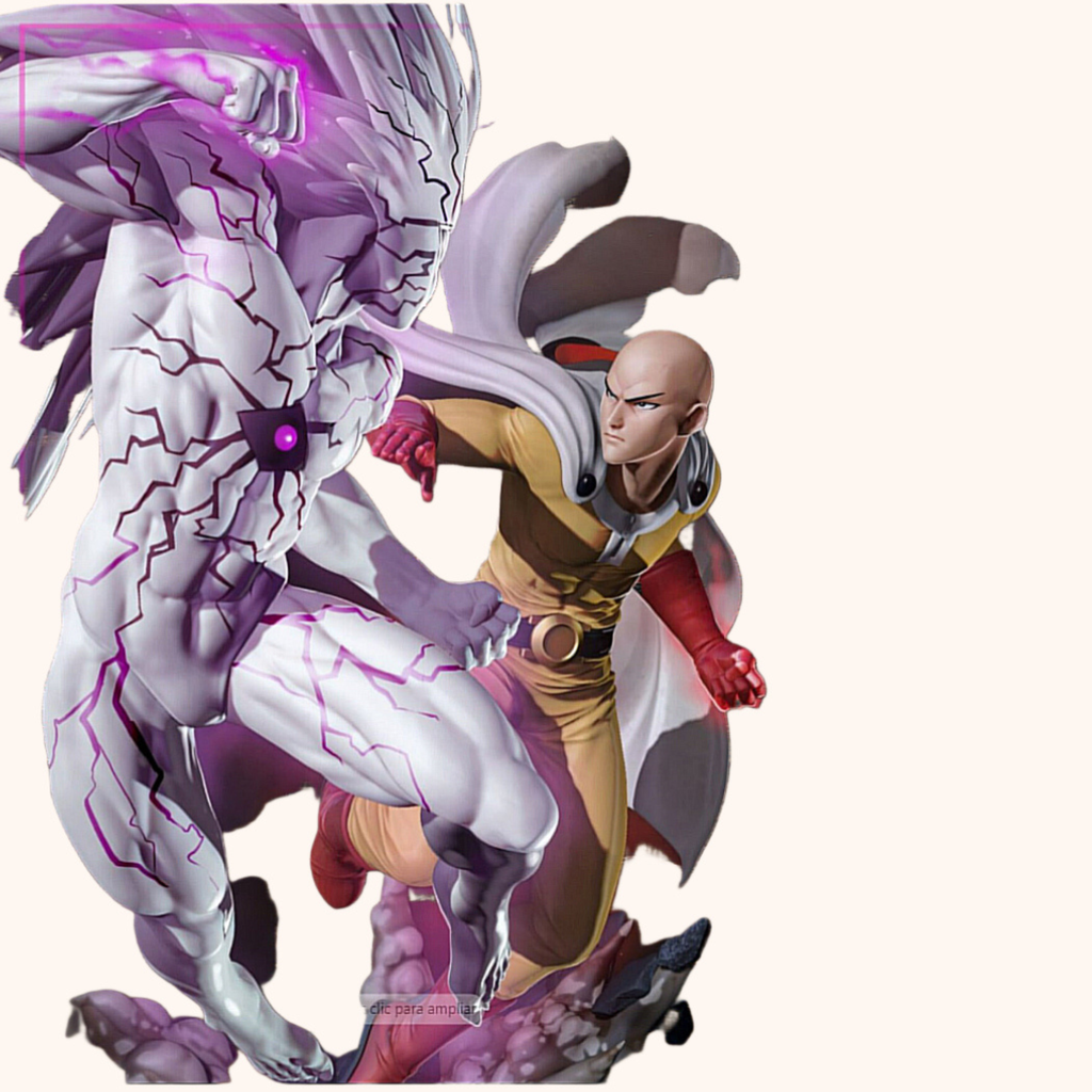 Saitama & Boros (Peint)